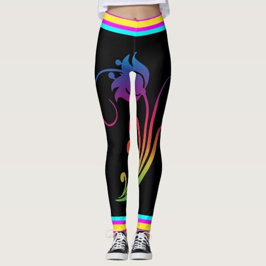 Blume Leggings (Vorderseite)