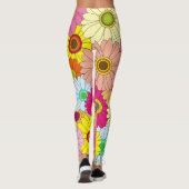 Blume Leggings Frauen (Rückseite)