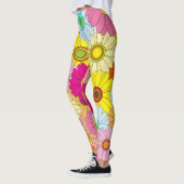 Blume Leggings Frauen (Links)