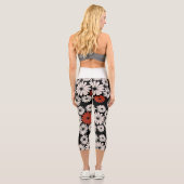 Blume Leggings für Frauen (Rückseite)