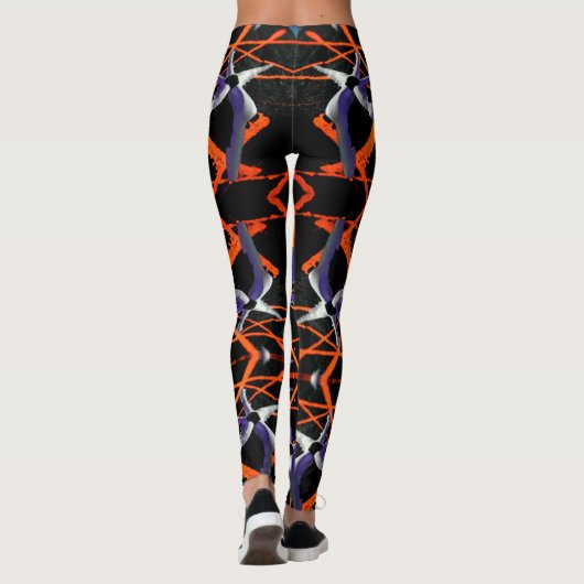 Blume Leggings von HammondArt (Rückseite)
