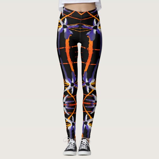 Blume Leggings von HammondArt (Vorderseite)