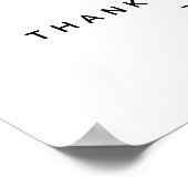 Blume Lehrerbewertungstag Art Poster (Ecke)