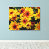 Blume, Leinwand (Insitu (Holzboden))