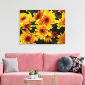 Blume, Leinwand (Insitu (Wohnzimmer))