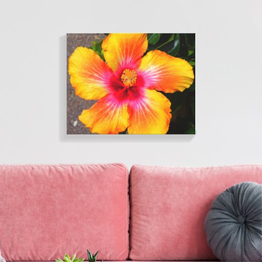 Blume Leinwand (Insitu (Wohnzimmer))