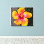 Blume Leinwand (Insitu (Holzboden))