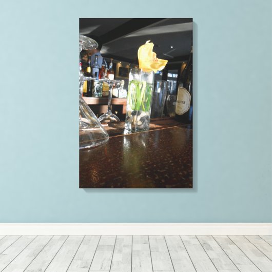 Blume Leinwanddruck (Insitu (Holzboden))