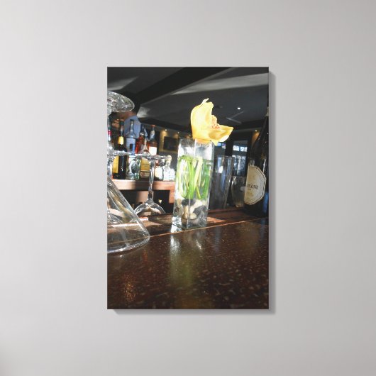 Blume Leinwanddruck (Vorderseite)