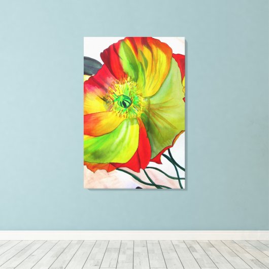 Blume Leinwanddruck (Insitu (Holzboden))