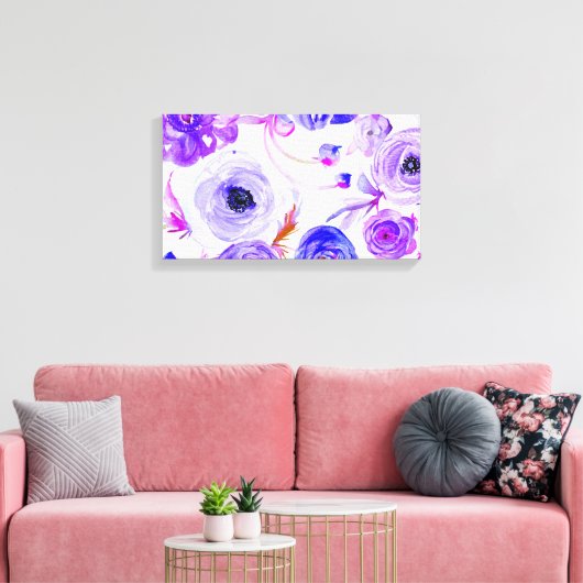 Blume Leinwanddruck (Insitu (Wohnzimmer))