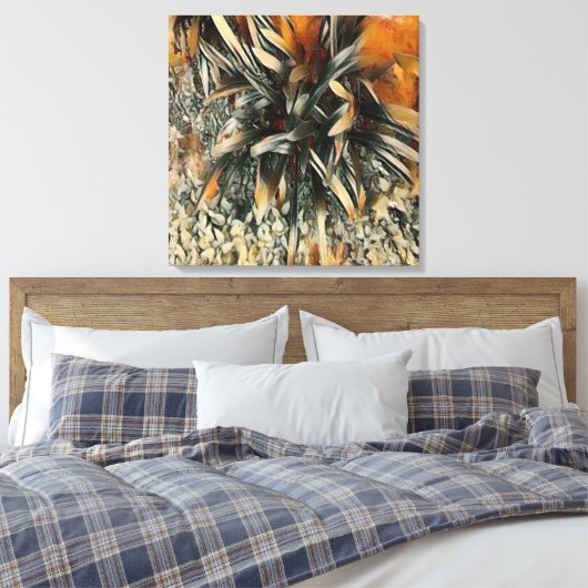 Blume Leinwanddruck (Insitu (Schlafzimmer))