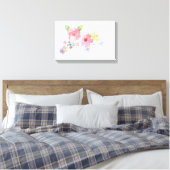 Blume Leinwanddruck (Insitu (Schlafzimmer))