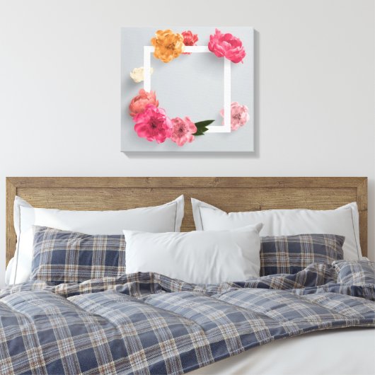 Blume Leinwanddruck (Insitu (Schlafzimmer))