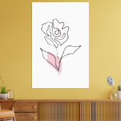 Blume Leinwanddruck (Insitu (Wohnzimmer))