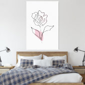 Blume Leinwanddruck (Insitu (Schlafzimmer))