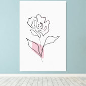 Blume Leinwanddruck (Insitu (Holzboden))