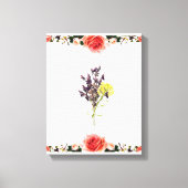 Blume Leinwanddruck (Vorderseite)