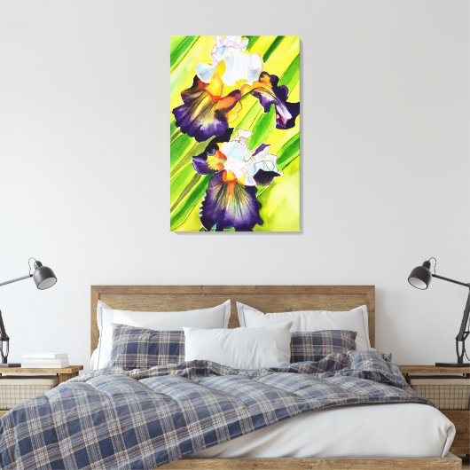 Blume Leinwanddruck (Insitu (Schlafzimmer))