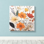 Blume Leinwanddruck (Insitu (Holzboden))