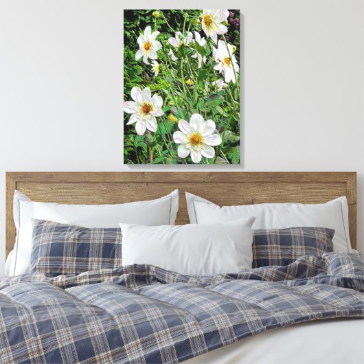 BLUME LEINWANDDRUCK (Insitu (Schlafzimmer))
