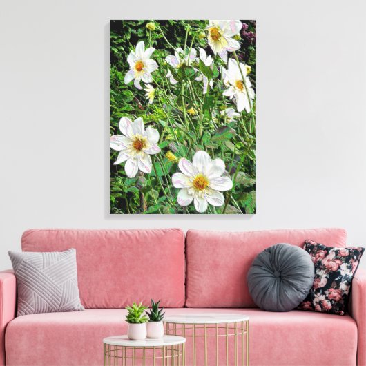 BLUME LEINWANDDRUCK (Insitu (Wohnzimmer))