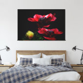 Blume Leinwanddruck (Insitu (Schlafzimmer))