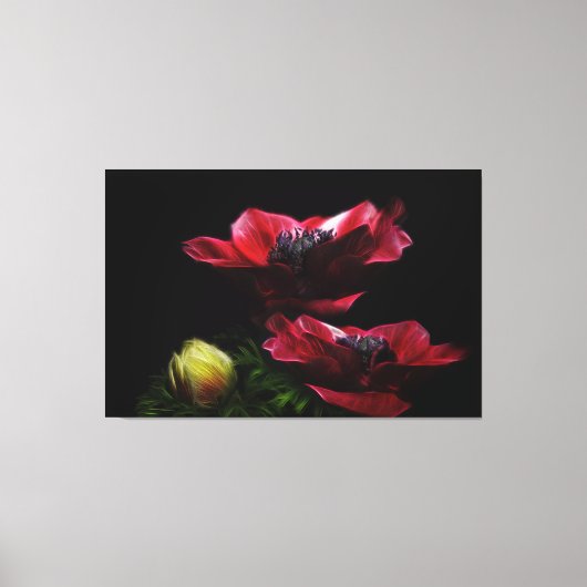 Blume Leinwanddruck (Vorderseite)