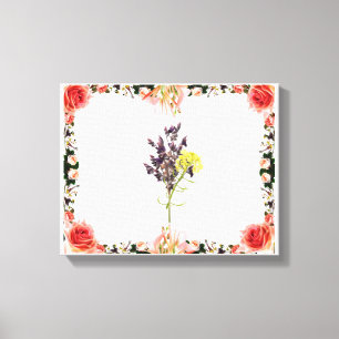Blume Leinwanddruck
