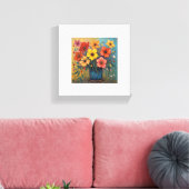 Blume Leinwanddruck (Insitu (Wohnzimmer))