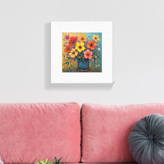 Blume Leinwanddruck (Insitu (Wohnzimmer))