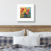 Blume Leinwanddruck (Insitu (Schlafzimmer))