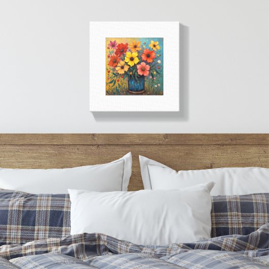 Blume Leinwanddruck (Insitu (Schlafzimmer))