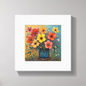 Blume Leinwanddruck (Vorderseite)