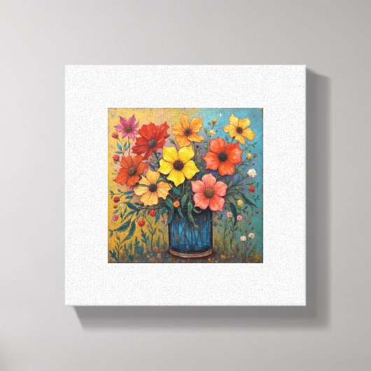 Blume Leinwanddruck (Vorderseite)