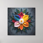 Blume Leinwanddruck (Vorderseite)