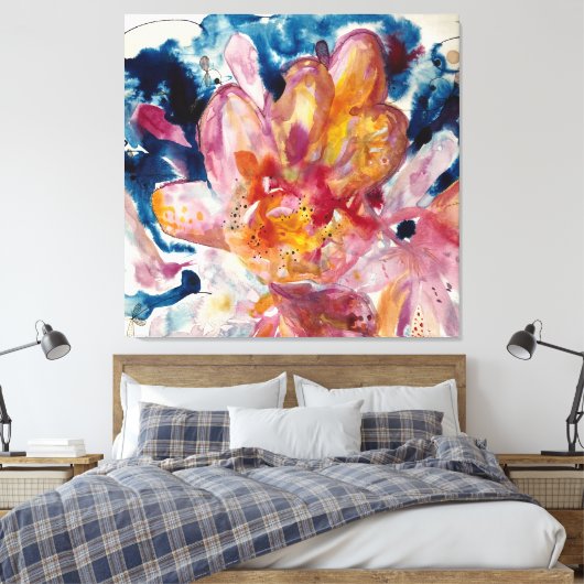 Blume Leinwanddruck (Insitu (Schlafzimmer))