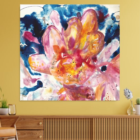 Blume Leinwanddruck (Insitu (Wohnzimmer))