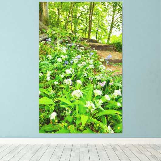 Blume Leinwanddruck (Insitu (Holzboden))