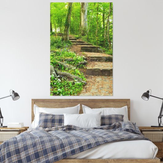 Blume Leinwanddruck (Insitu (Schlafzimmer))