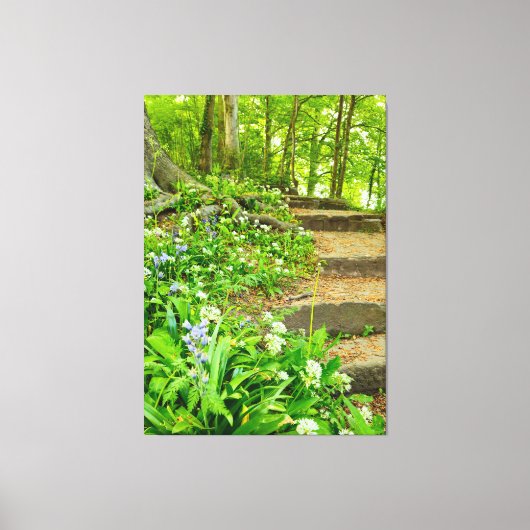 Blume Leinwanddruck (Vorderseite)