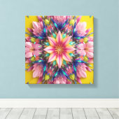 Blume Leinwanddruck (Insitu (Holzboden))