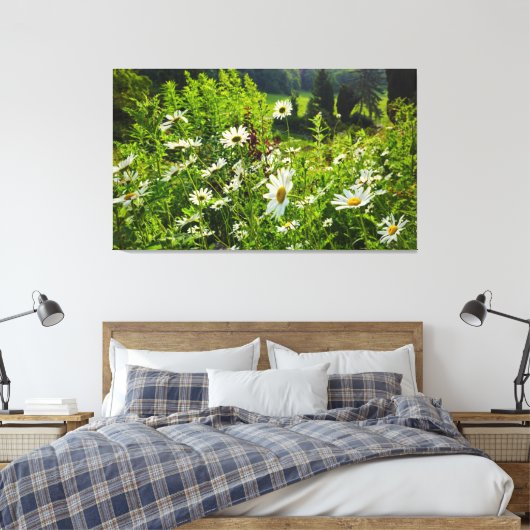Blume Leinwanddruck (Insitu (Schlafzimmer))