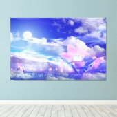 Blume Leinwanddruck (Insitu (Holzboden))