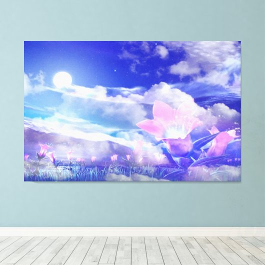 Blume Leinwanddruck (Insitu (Holzboden))