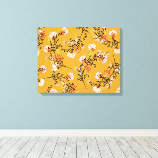 Blume Leinwanddruck (Insitu (Holzboden))