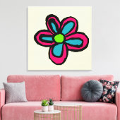 Blume Leinwanddruck (Insitu (Wohnzimmer))