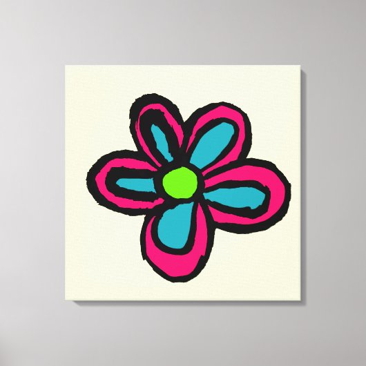 Blume Leinwanddruck (Vorderseite)