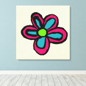 Blume Leinwanddruck (Insitu (Holzboden))