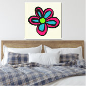 Blume Leinwanddruck (Insitu (Schlafzimmer))